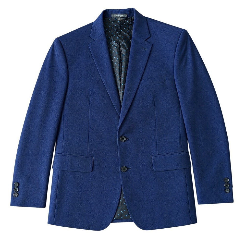 Indochino Navy 100% Wool Blazer Men's Custom Tailored Sport Coat Suit Jacket